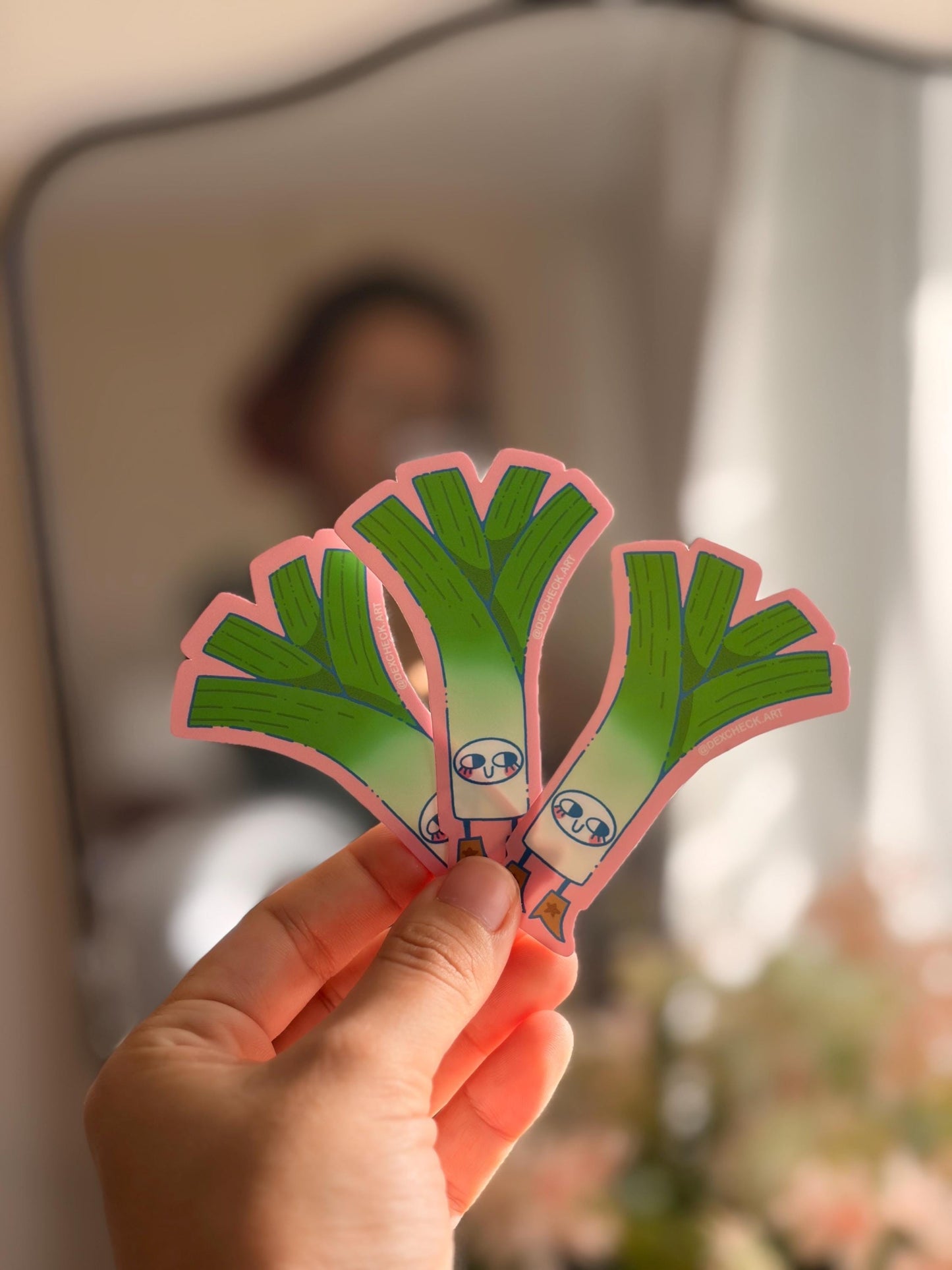 Leek Sticker | Matte waterproof vinyl | water bottle sticker