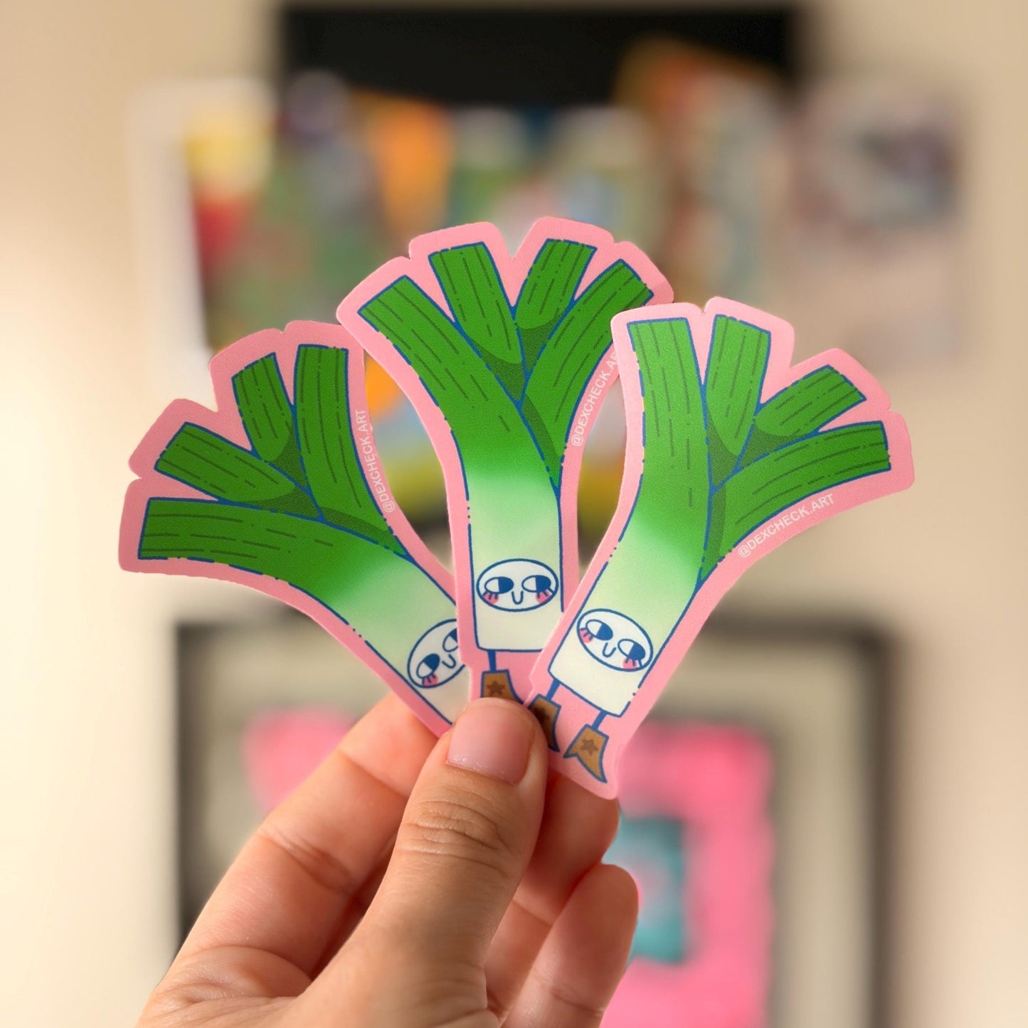 Leek Sticker | Matte waterproof vinyl | water bottle sticker