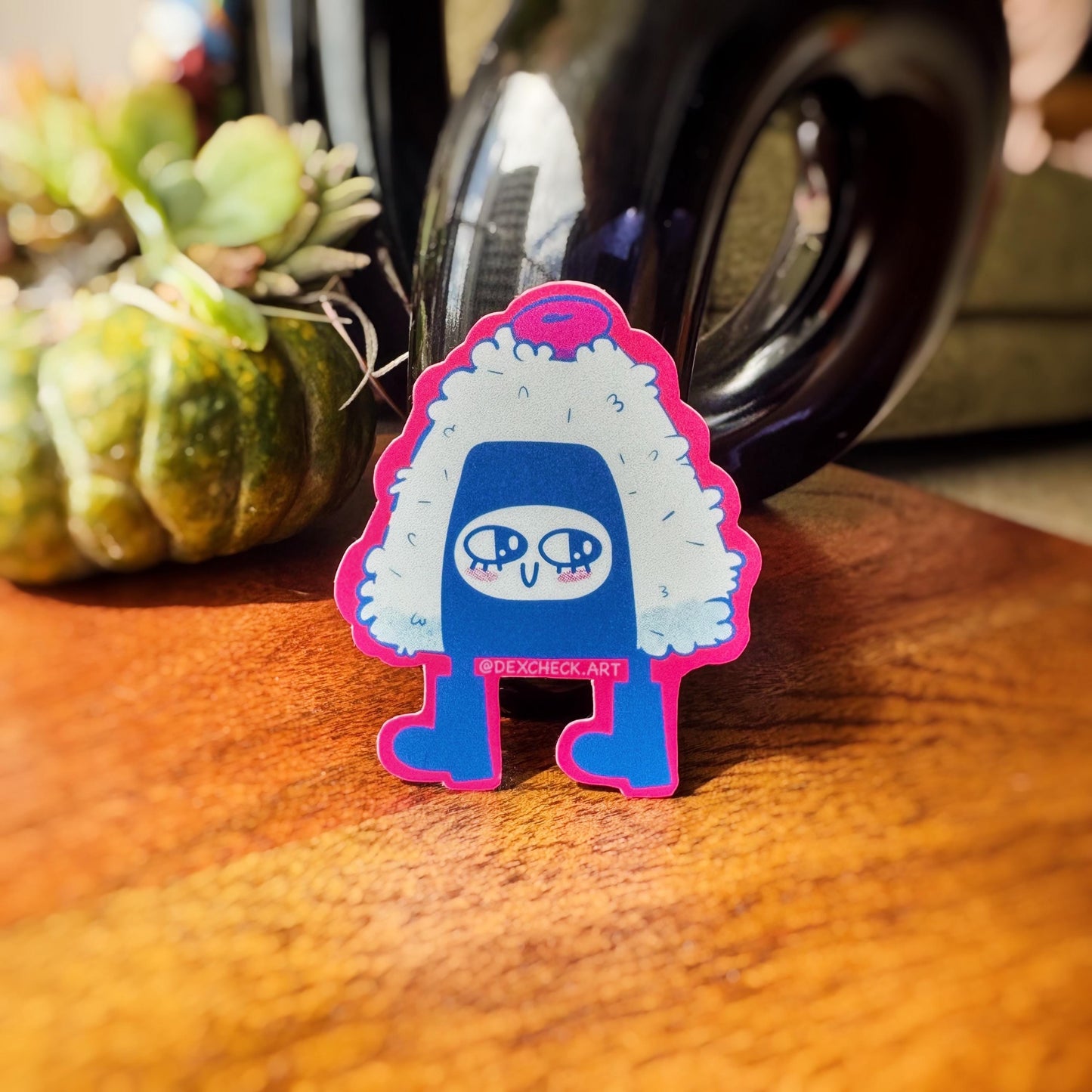 Onigiri sticker | Matte vinyl | water resistant | japanese snack!