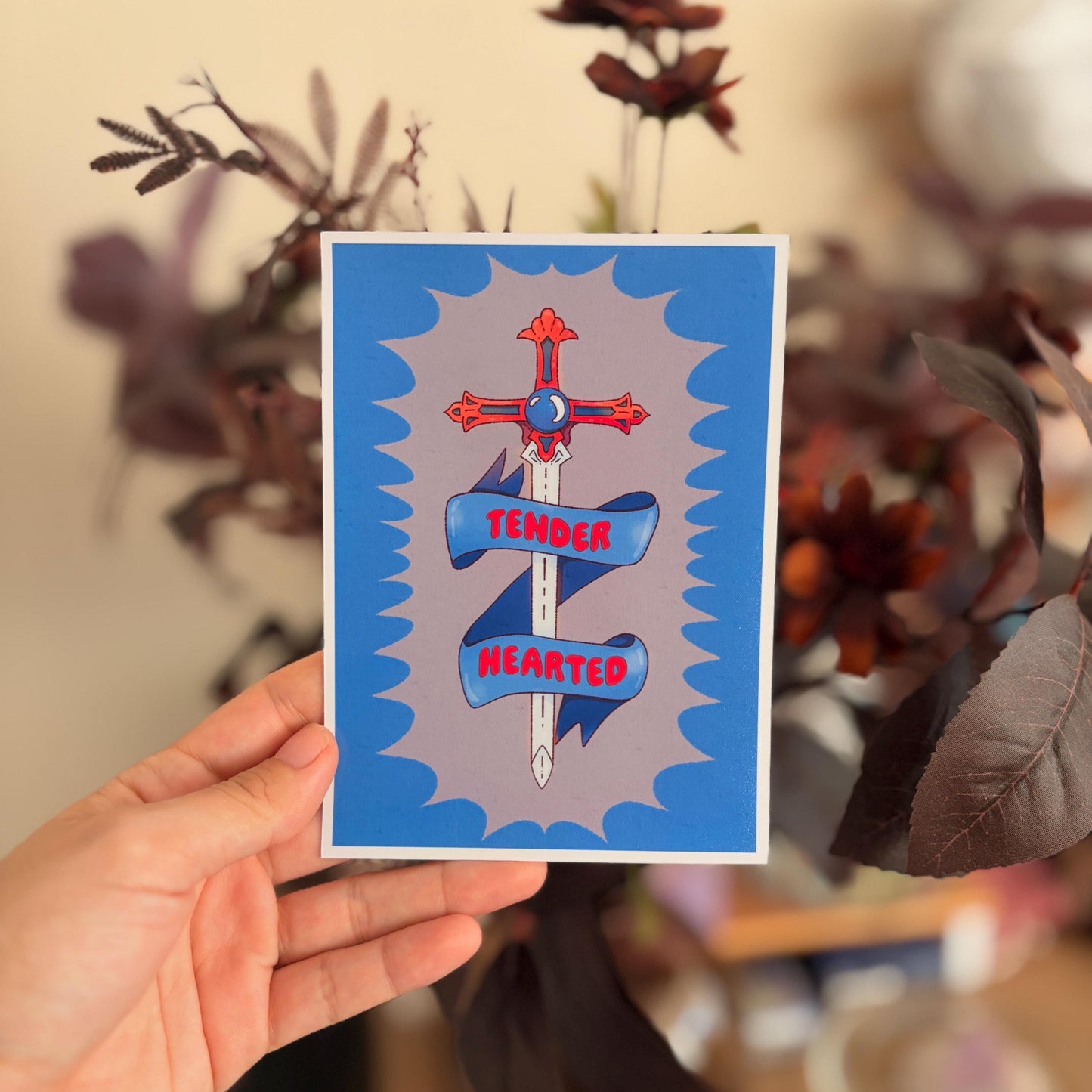 Tender Hearted Print | Sword art, soft heart, gentle soul