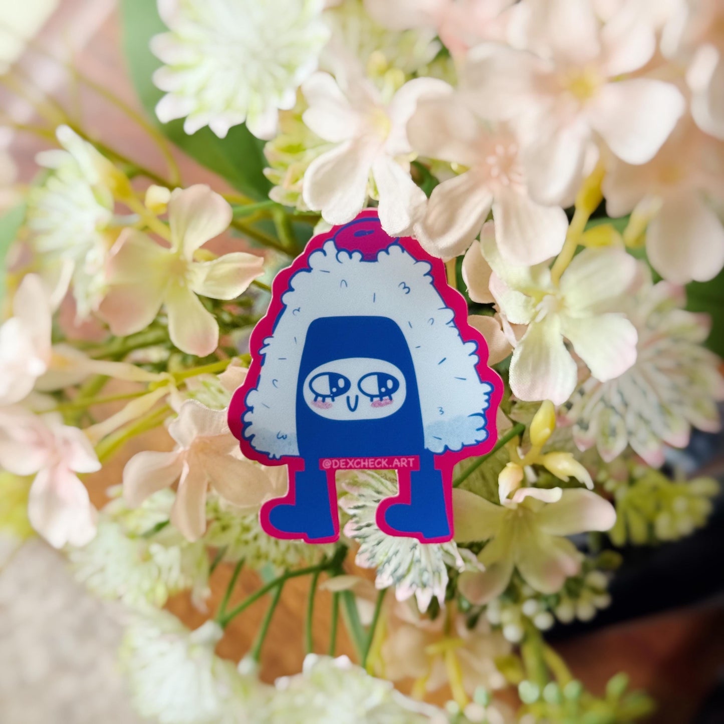 Onigiri sticker | Matte vinyl | water resistant | japanese snack!