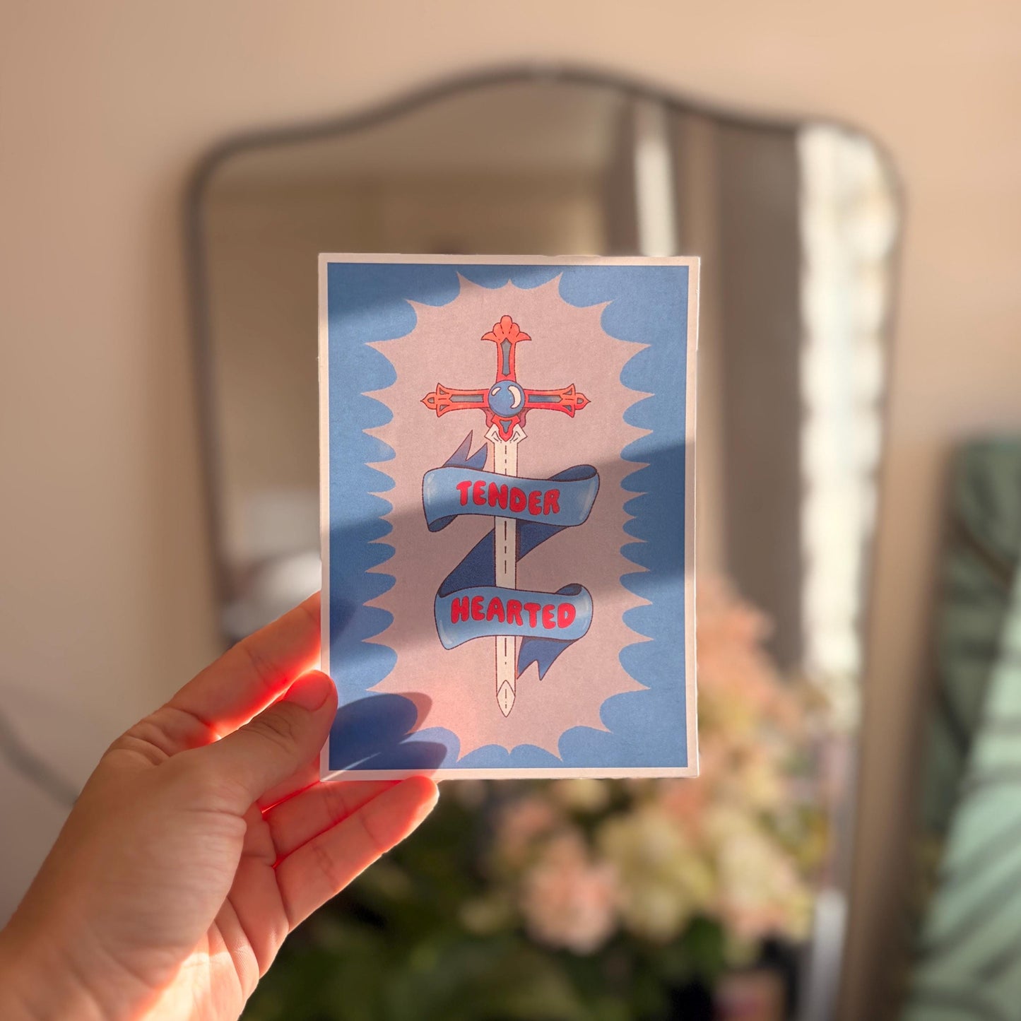 Tender Hearted Print | Sword art, soft heart, gentle soul