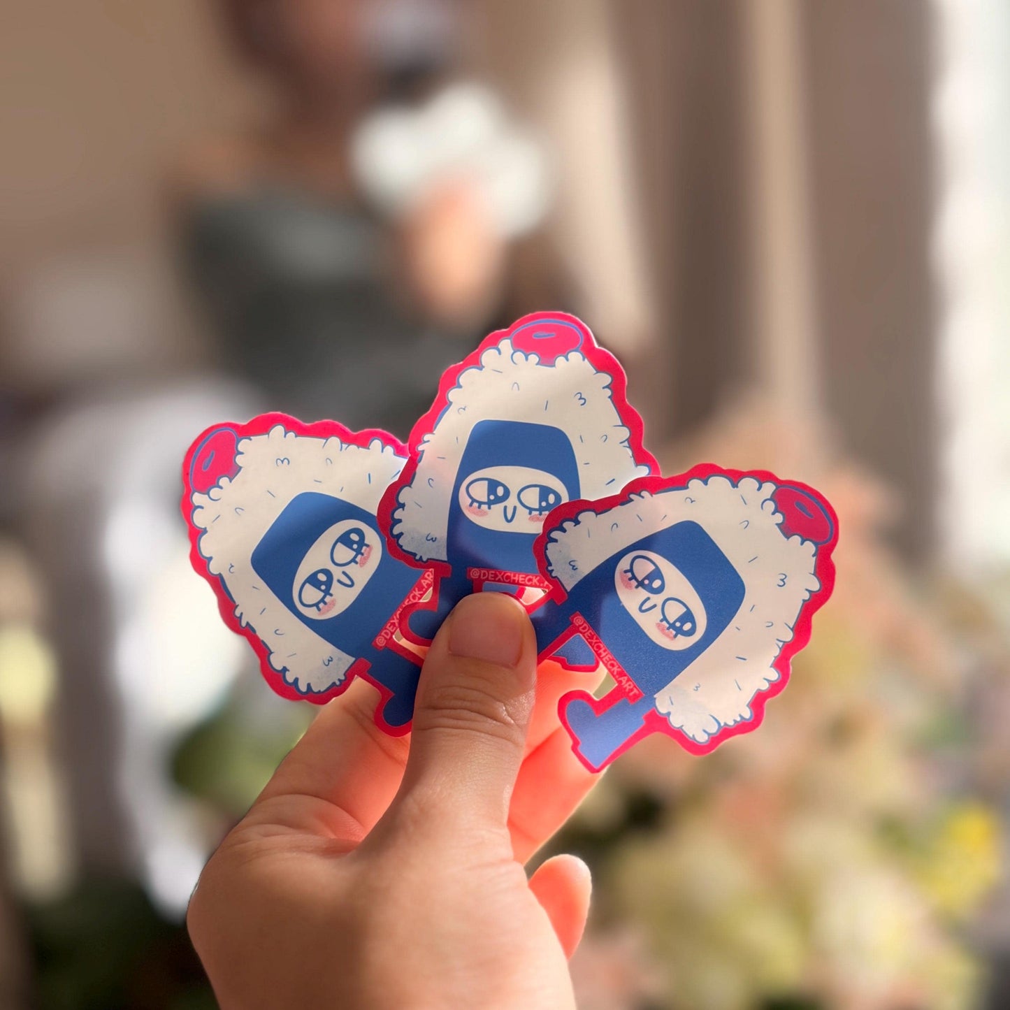 Onigiri sticker | Matte vinyl | water resistant | japanese snack!