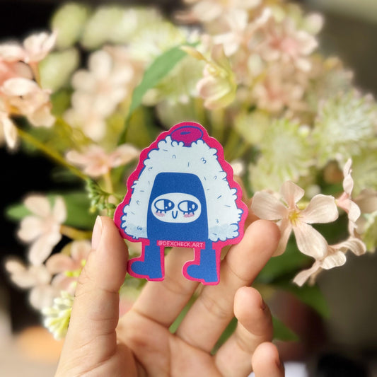 Onigiri sticker | Matte vinyl | water resistant | japanese snack!